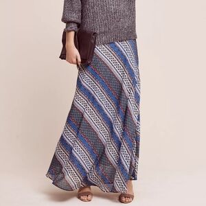 Tylho Kacie Striped Maxi Skirt size M NWT